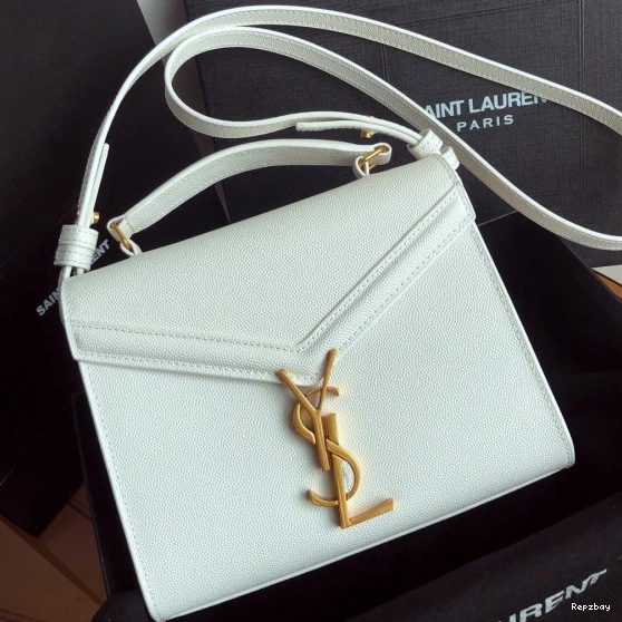 Repladies REP LEATHER CASSANDRA MINI TOP YSL POUDRE BAG HANDLE IN DE EMBOSSED GRAIN 0805
